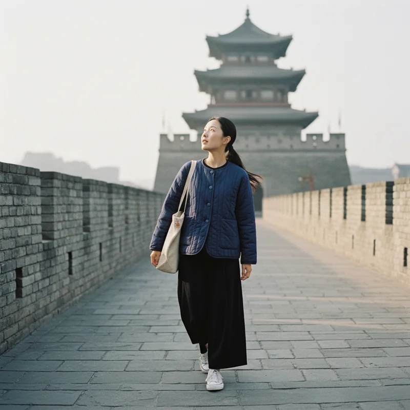 Chinese dating — editorial portrait