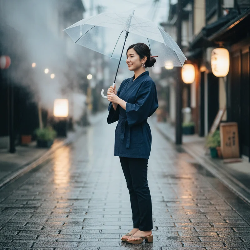 Japanese dating — editorial portrait