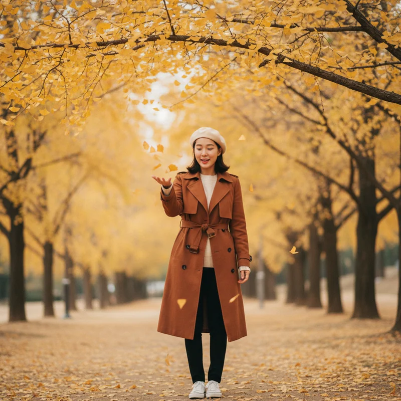 Korean dating — editorial portrait